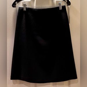 French Connection black 75% wool skirt size 4